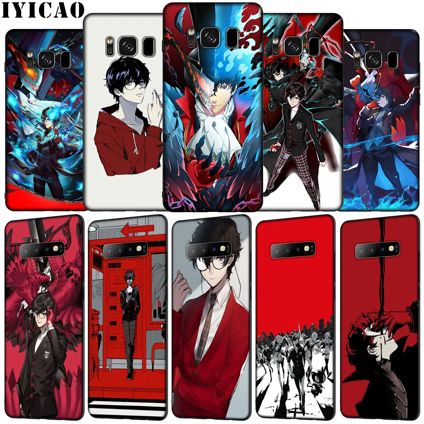 IYICAO Megami Tensei Persona 5 Soft Silicone Phone Case for Samsung Galaxy S20 Ultra S10e S9 S8 Plus S6 S7 Edge S10 Lite Cover | Мобильные