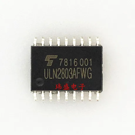 10 шт. ULN2803 ULN2803AFWG ULN2803AG лапками углублением SOP-18