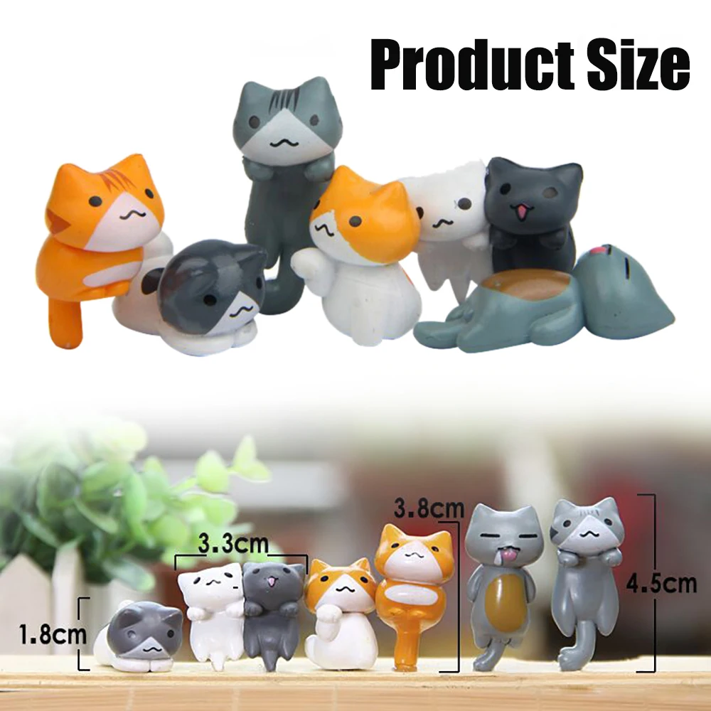 Creative Flower Pot Micro Landscape Mini Doll Cat Duck Frog Flower Pots Balcony Decoration Cats For Garden Patio Plant Pot Decor