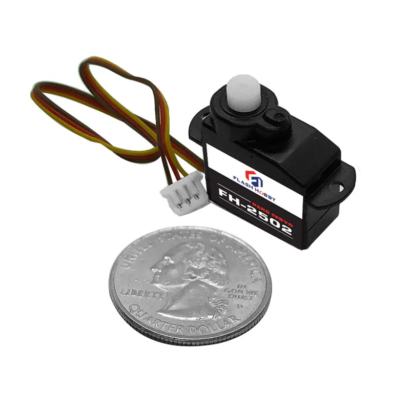 4 шт./лот FH 2502 для вспышки hobby пластиковая Шестерня сервопривод 2 2g Gotek Trex Heli Rc Car