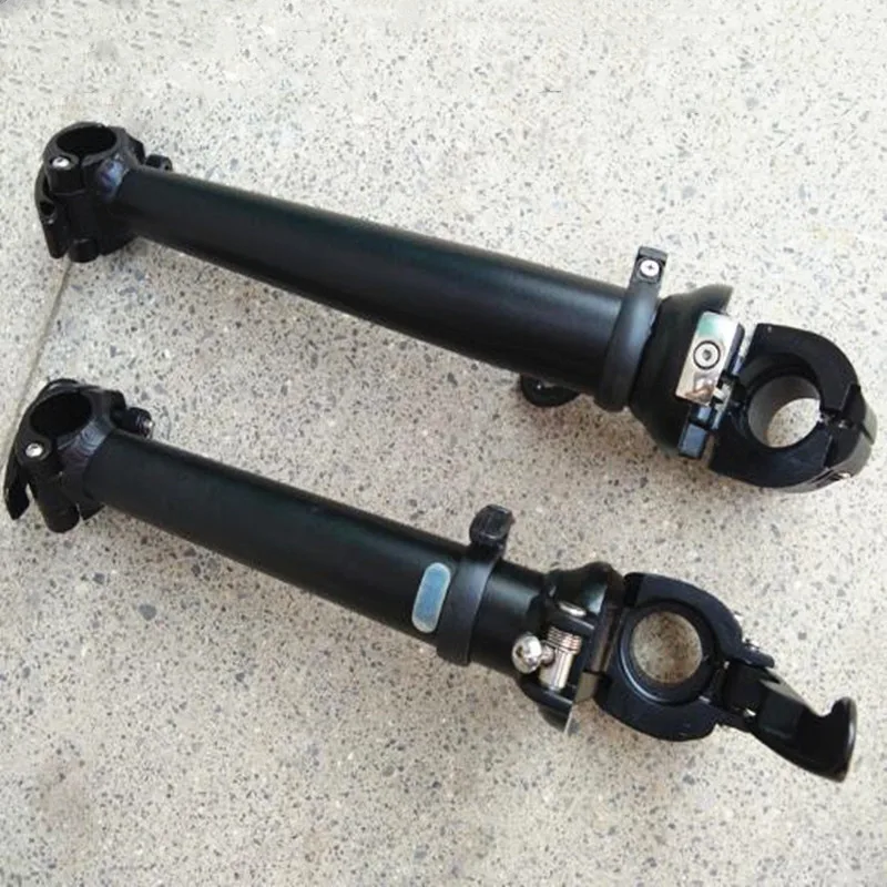 

2019 new Aluminum alloy SP8 Folding bicycle handlebar Stem Quick Release Bike Stem 25.4mm 230/280mm High Quality vertical pipe