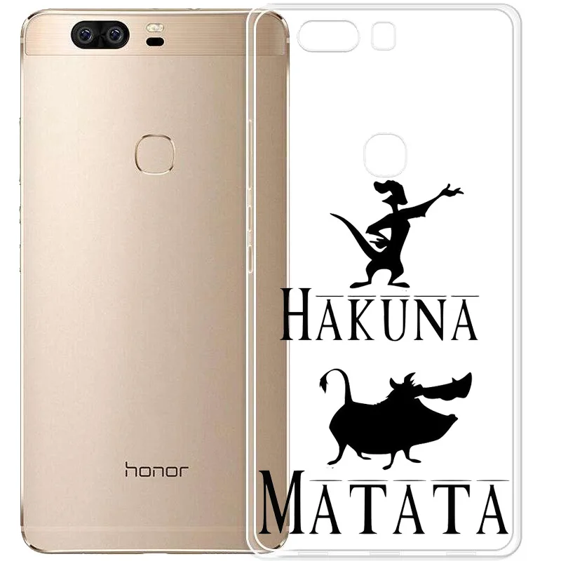 Мягкий прозрачный ТПУ чехол для телефона с изображением короля льва simba Pumba Hakuna Matata для huawei P8L P9 P20 P20L P30 Pro Mate20 Fundas Coque cover