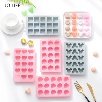 

JO LIFE Cartoon Silicone Bakeware Candy Chocolate Mold Creative Whiskey Ice Cube Fondant Cake Decoration Tool Baby Darling Mold