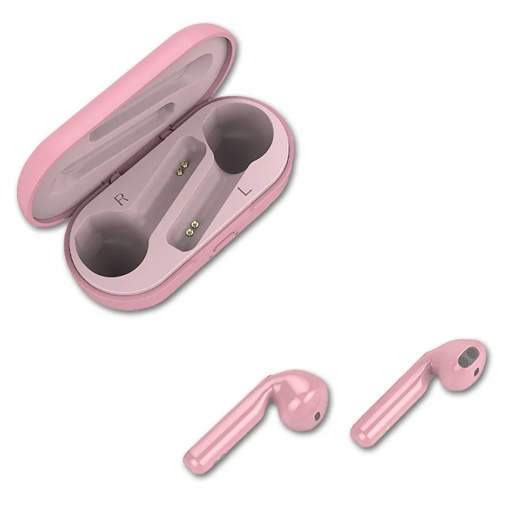 L8 Bluetooth наушники туры беспроводные наушники спортивные вкладыши бизнес гарнитура для Iphone xiaomi samsung huawe oppo IOS Android - Цвет: pink