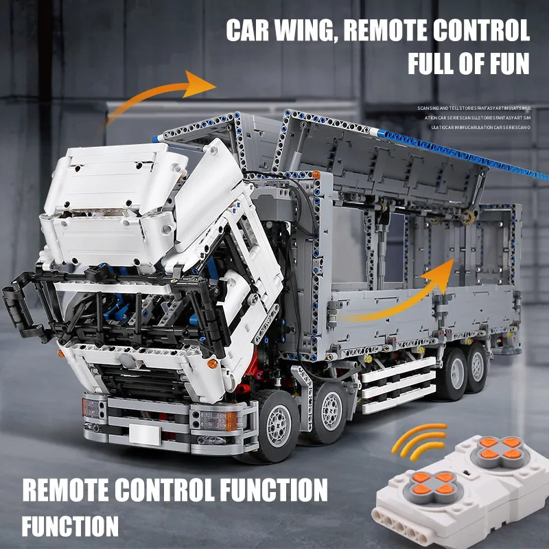Форма King APP RC Technic серия кирпичи MOC буксировочное крыло корпус контейнер грузовик
