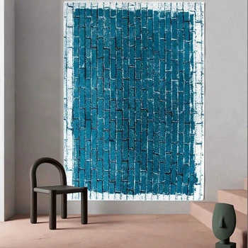 

Big size modern style geometric area rug , high density machine woven home decoration floor mat