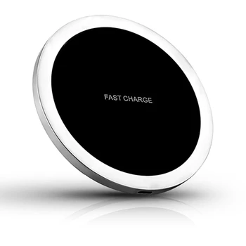 

Fast Charge Wireless Charging Pad W6,Fast Charging Qi Standard For Iphone 8 Iphone 8Plus Iphone X Samsung Galaxy S8 S8 Plus S7 S
