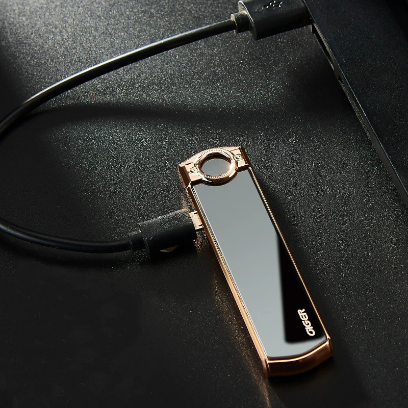 Ультратонкая USB плазменная зажигалка перезаряжаемая электронная индукционная