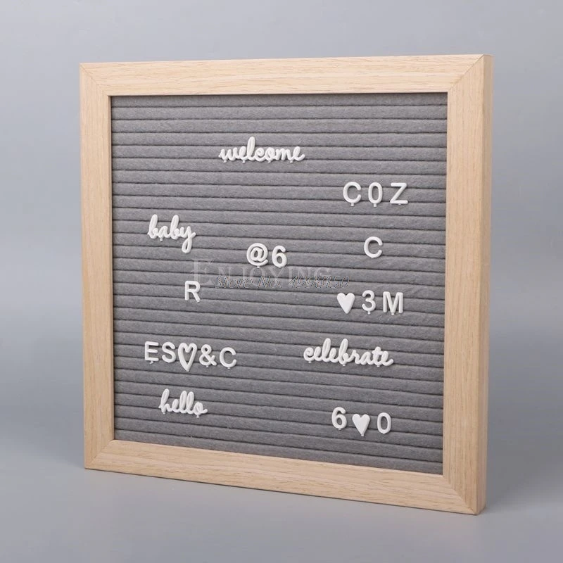 PP Alphabet Numbers Characters for Changeable Felt Letter Board Message Boards Words Office Home Decoration Accessories