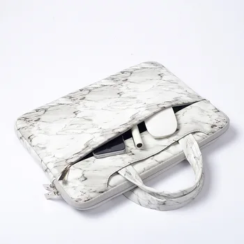 

Marble PU Leather Laptop Bag for Macbook Air Pro 13", 15.4", 11",14",15",15.6" Computer Handbag Briefcase Notebook Sleeve Case