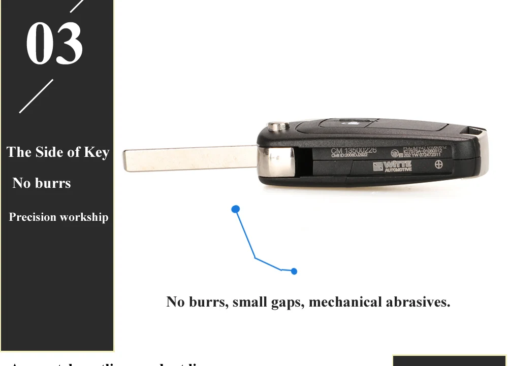 Keyforkess Keyless Go Car Completa di Smart Chiave di Vibrazione A Distanza per Chevrolet Cruz Aveo Camero Malibu Buick Verano Encore 315Mhz ID46 Circuito Integrato - H69b5eaefb3ca4b2a89c687fc6af546bdk