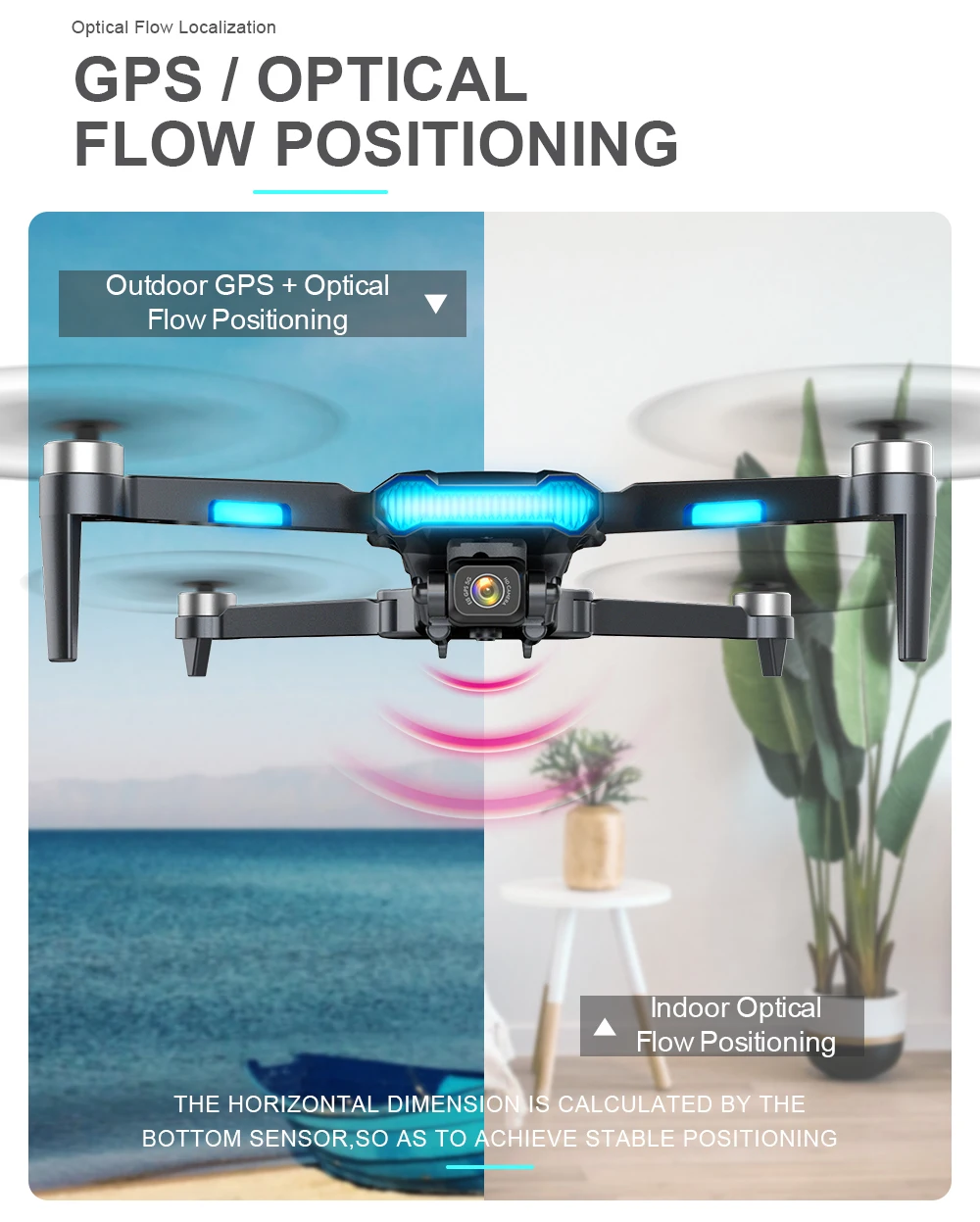 2021 New S106 Drone 4K Professional Dual Camera 8K GPS 5G WIFI FPV Dron Aerial Photography Brushless Motor RC Quadcopter Toys RC Quadcopter near me