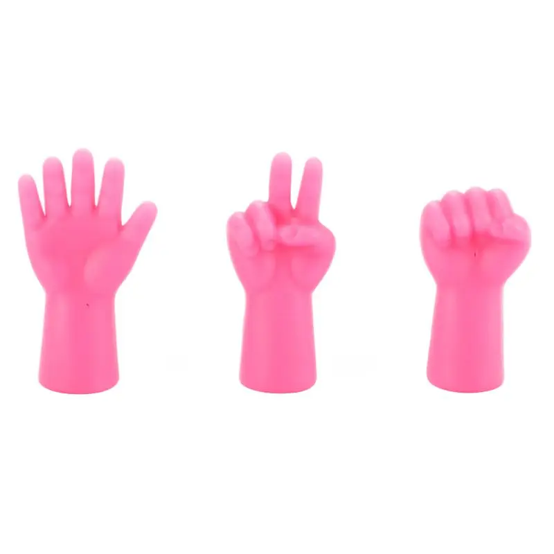

Stoppers Rock Paper Scissors Knit Needle Tip Cover Caps 6Pcs Knitting Needles Point Protectors For Knitting Craft Accessories