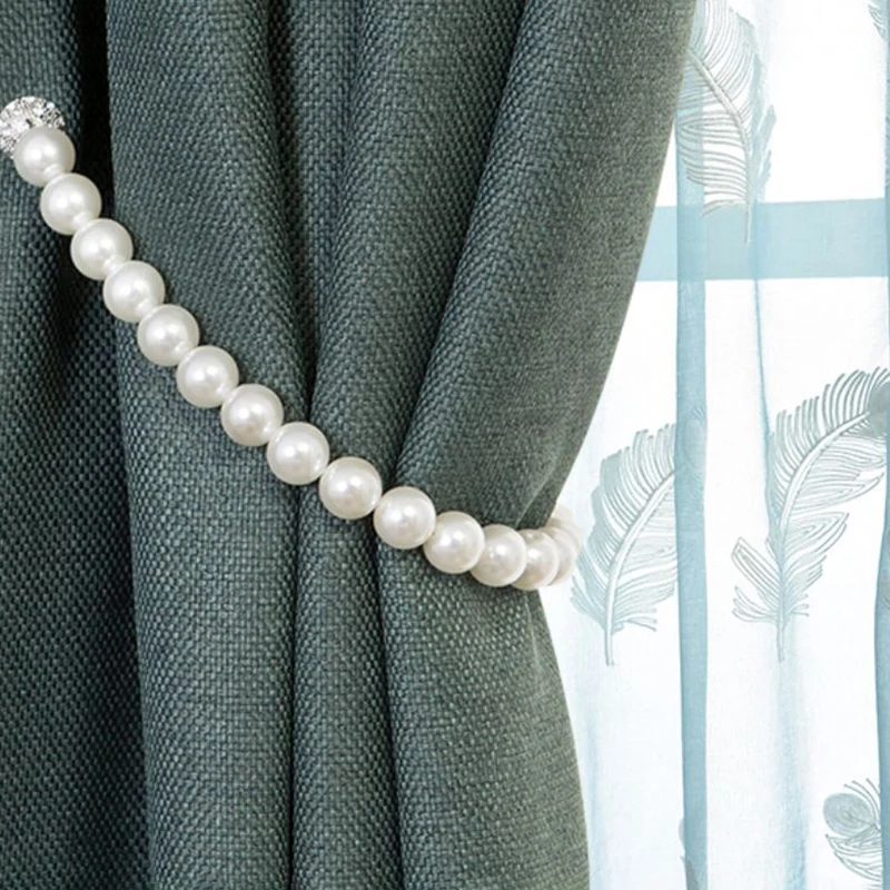 1 шт. простой современный Магнитный занавес бандажный Декор корейский стиль перламутровые подхваты