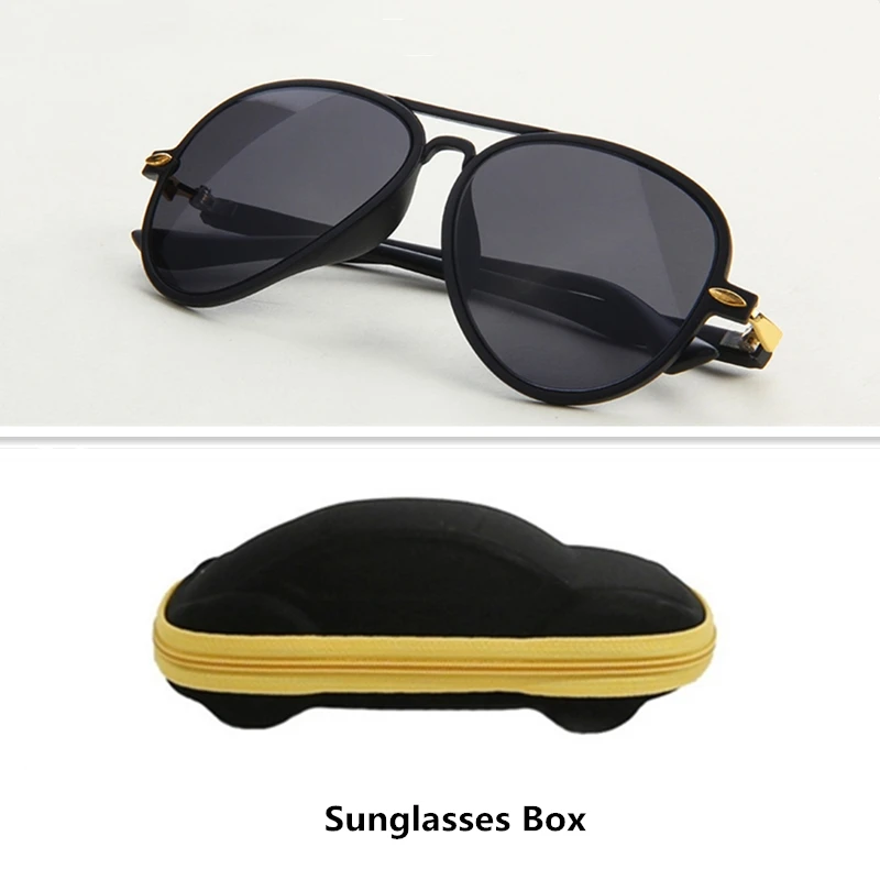 Fashion Children UV400 Sunglasses Kids Cool Sun Glasses 100%UV Protection Eyeglasses Sunglasses For Travel Boy Girl With Box