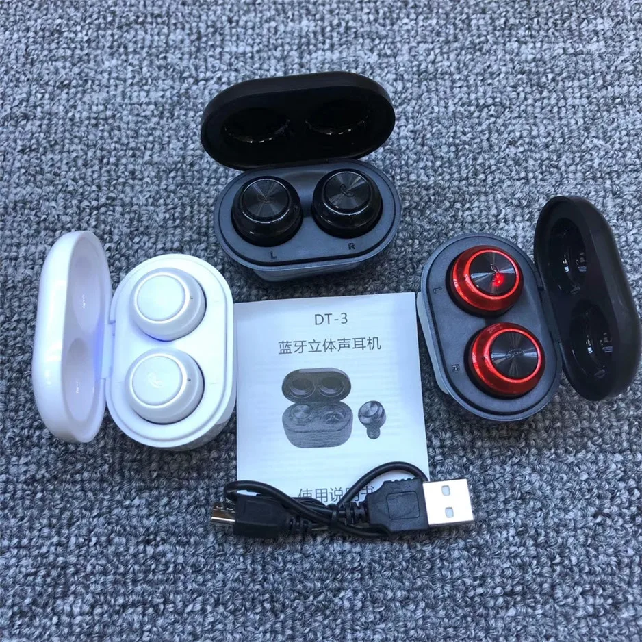 DT-3 новые TWS с Bluetooth для телефона 5,0 беспроводные наушники Водонепроницаемая гарнитура спортивные Игровые наушники для смартфона kulaklik elari