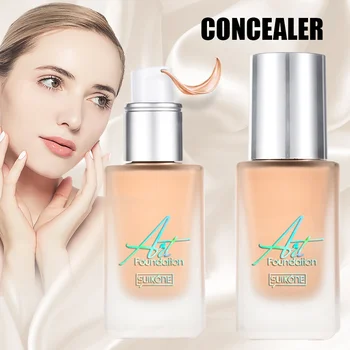 

BB Cream Concealer Liquid Foundation Moisturizing Long Lasting Makeup Cosmetic Full Coverage MPwell