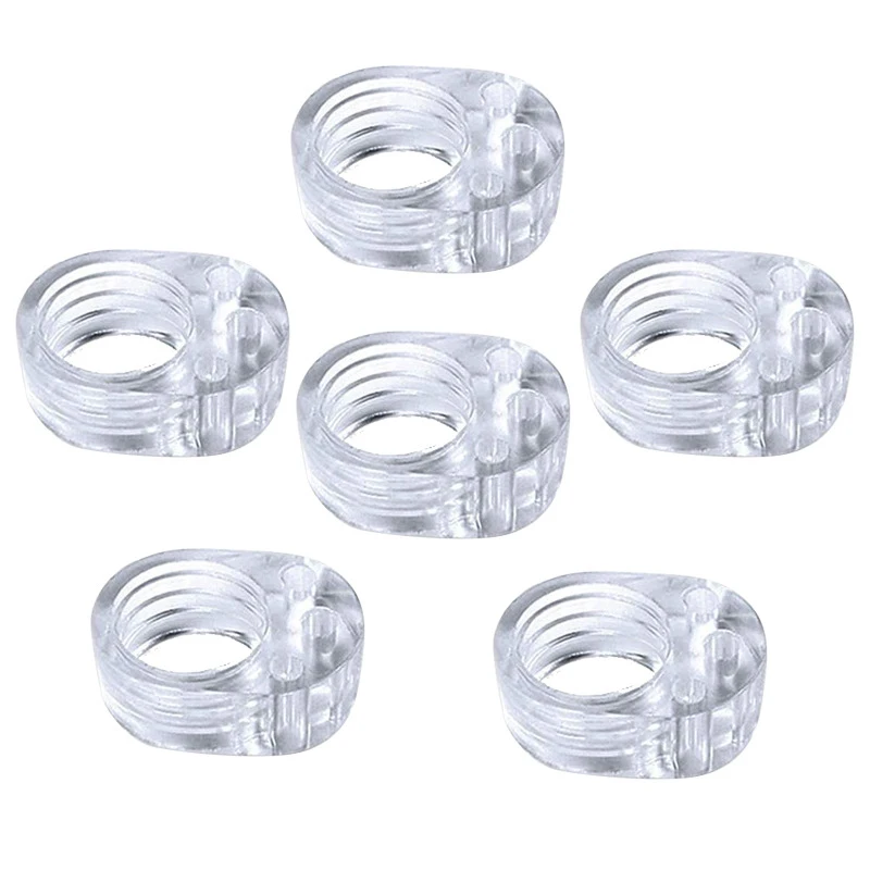 1PC Door Stopper Wall Protection Handle Anti-Collision Bumper Buffer O Type Transparent Wall Protectors Kitchen Bedroom