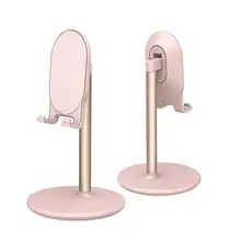 

Desktop phone stand, adjustable tablet stand, desktop phone stand, tablet / iPhone / iPad / switch compatible (pink)