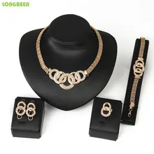 Ювелирные изделия из нержавеющей стали, металлическое ожерелье, серьги, кольцо, браслет, свадебный ювелирный набор, Женские аксессуары Visuteria Mujeres