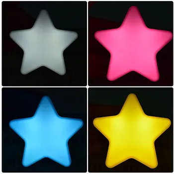

LED Plug-in Night Light Light Sensor Controlled LED Lights Star Shaped Lamp