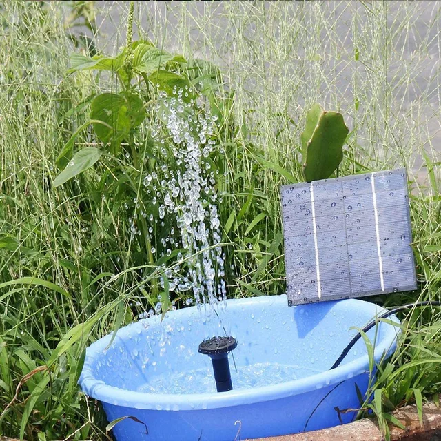 Mini Napenergia Szökőkút Szivattyú Napelemes Vízszivattyú -Erőpanel Készlet Napelemek Vízszivattyúkert Medencéhez - Image 5