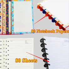 Классическая серия блокнот Бумажный Переплет/Заправка внутренняя бумага s блокнот замена основной вкладыш канцелярские A1909-008