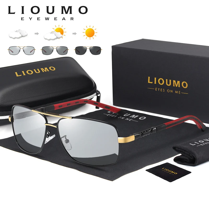 

Unisex Photochromic Sunglasses Polarized Men Outdoor Driving Discoloration Lens Women Anti-Glare Goggle Glasses zonnebril heren