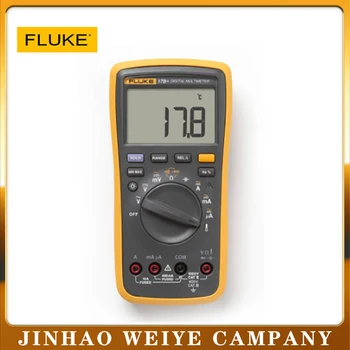 

Digital multimeter FLUKE 17B+ AC/DC Voltage Current Capacitance Ohm Temperature tester Auto/Manual Range Measurement