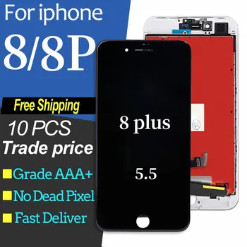 

10Pcs/lot LCD Screen for iphone 8 Plus LCD Display Touch Screen Digitizer Assembly Replacement for iphone 8 Lcd 3D touch