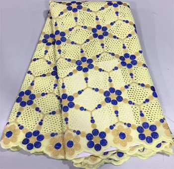 

swiss voile lace in switzerland cotton fabric swiss dry lace african lace fabric 5yards nigerian lace fabric fpr dress HS-A45