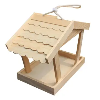 

Large Bird House Nest Wooden Hanging Bird Feeder Dumpling Bird House Tiger Skin Pearl Parrot Birdhouse Courtyard Decoration