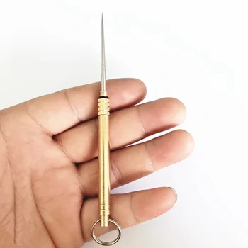 

Metal Toothpick Combination Titanium Toothpick Holder Portable Simple Fruit Toothpick
