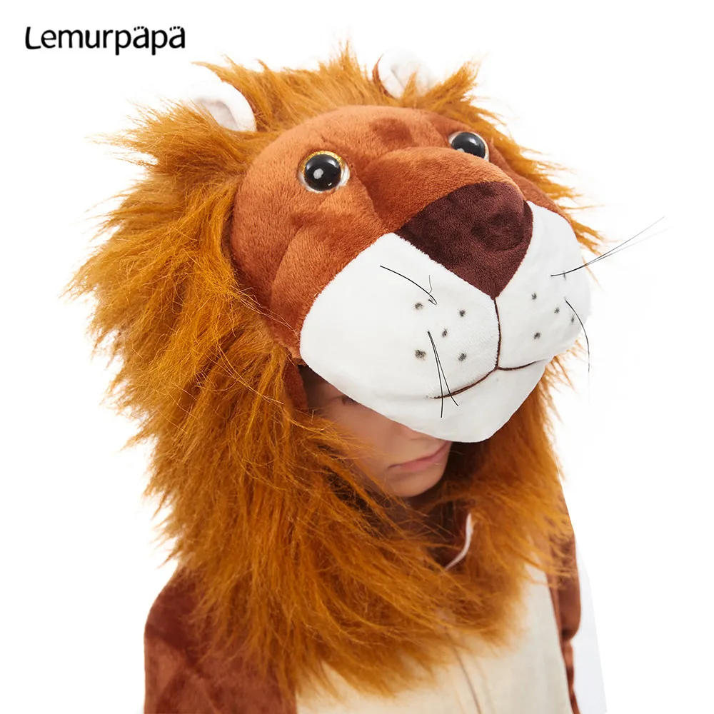 Cartoon Lion Kigurumis Onesies Kid Sleepwear Animal Cute pajama Homewear Girl Boy Party Clothing Cosplay Jumpsuit Child Costume Cartoon Lion Kigurumis Onesies Kid Sleepwear Animal Cute pajama Homewear Girl Boy Party Clothing Cosplay Jumpsuit Child Costume