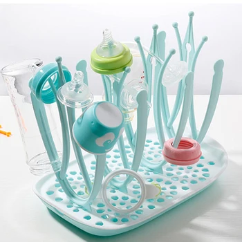 

Baby Bottles Drying Rack Tree Pattern Cleaning Drainer Feeding Cup Holder Feeding Cup Pacifier Storage Nipple Shelf