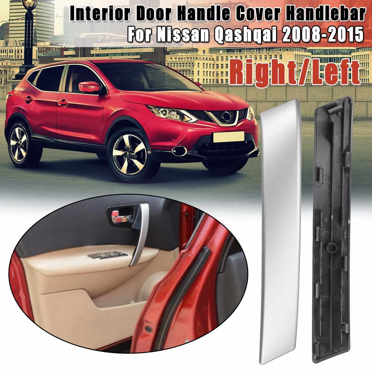 1 шт./2 шт. ручки двери Крышка левый и правый для Nissan Qashqai 2008 2009 2010 2011 2012- LH-80951-JE20A