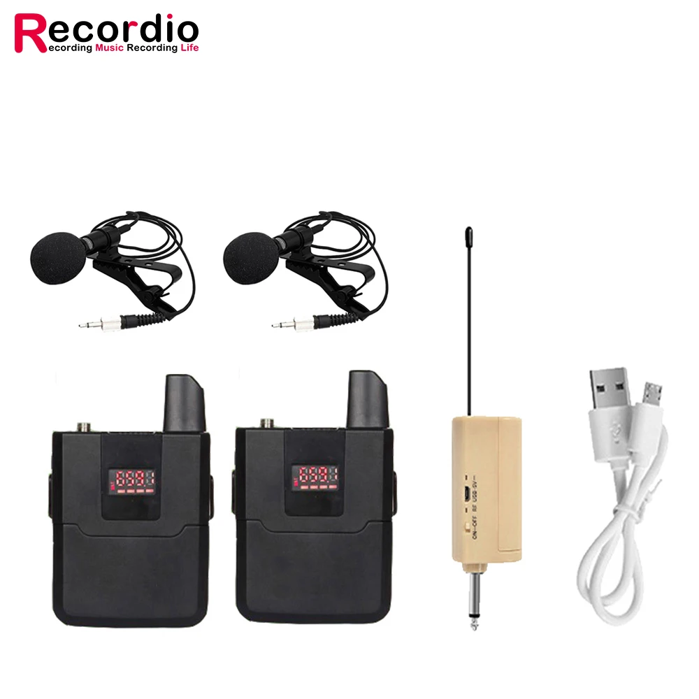 gaw-107a wireless lavalier microphone lapel mic