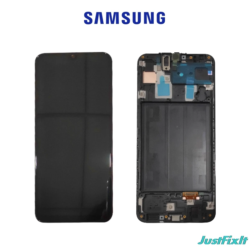 Для samsung galaxy A30 SM-A305FN/DS A305F/DS A305 ЖК-дисплей кодирующий преобразователь сенсорного экрана в сборе с рамкой