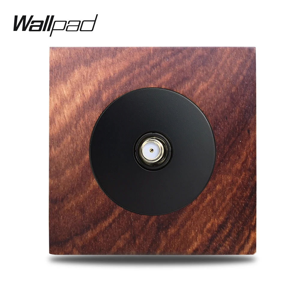 Настенная розетка Wallpad L6 панель из натурального дерева антенна для спутникового