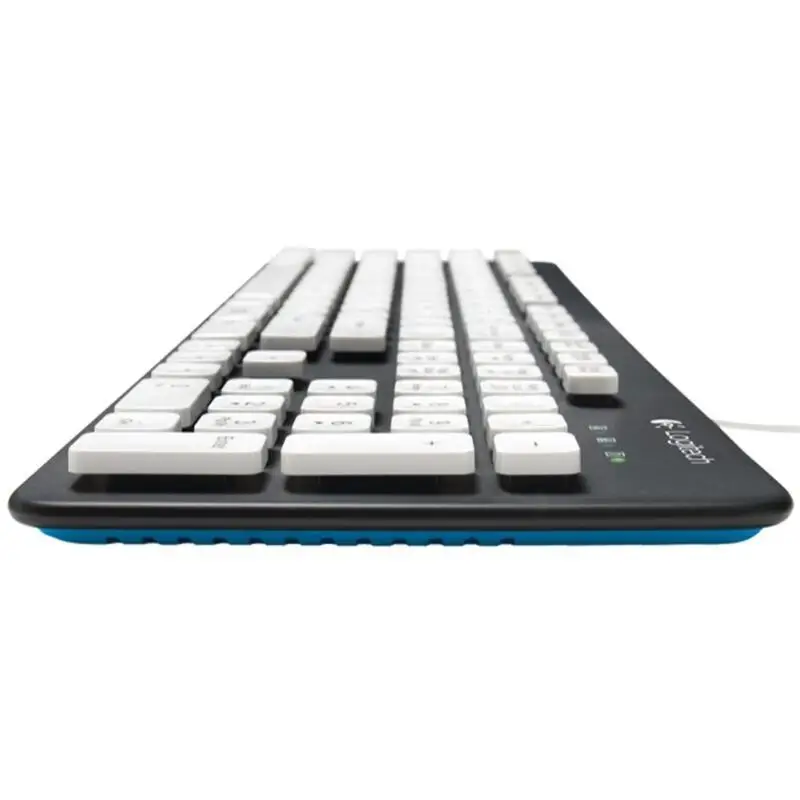 Logitech K310 моющаяся USB Проводная клавиатура, 108 клавиш, игровая Офисная Клавиатура для Windows XP Vista 7 8, настольный ноутбук, компьютер