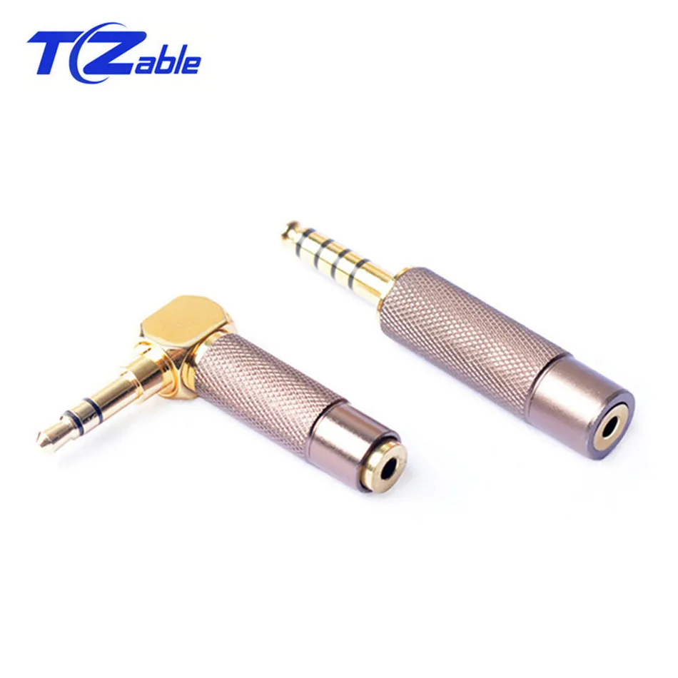 3 5mm 2 5mm Audio Adapter Headphone Jack Female to 3 5mm 4 4mm Male Jack Audio Stereo Adapter Plug Converter Gold Plated