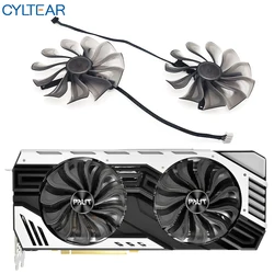 GAA8S2U FD10015H12S DC12V 0.55AMP 0.45AMP ventilateur de carte graphique RTX2080 pour Palit RTX 2060 2070 2080 Super JetStream Graphique 
