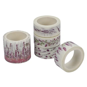 

HOT-5 Volume / Box Beautiful Flower Paper Tape DIY Decoration Scrapbook Planner Masking Tape Tape Label Sticker Stationery.C