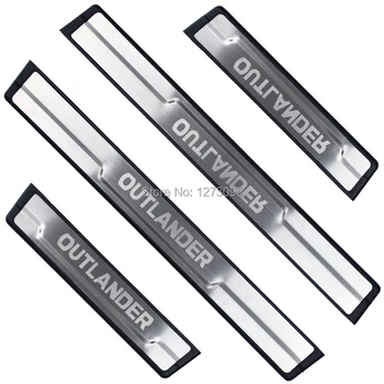 

For Mitsubishi Outlander 2013-2019 2020 Stainless Car Door Sill Scuff Plate Trim Welcome Pedal Protector Car Styling Accessories