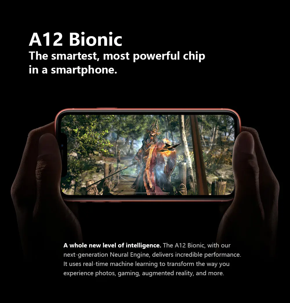 Genuine Apple iPhone XR 6.1" RAM 3GB ROM 64GB/128GB/256GB A12 Bionic Hexa Core IOS Fingerprint NFC Original 4G LTE Cell Phone