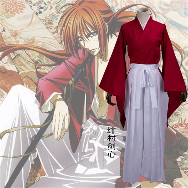 Inspired by Rurouni Kenshin Himura Kenshin Anime Cosplay Costumes
