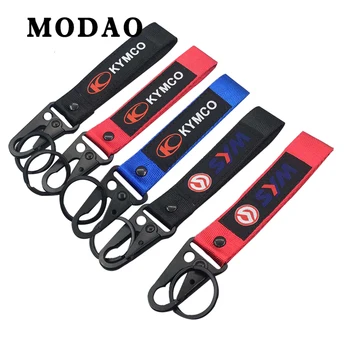 

Universal Embroidered keychain MotorcycleAccessories Rubber Car keychain Key ring for SYM KYMCO CT250 XCITING MAXSYM400