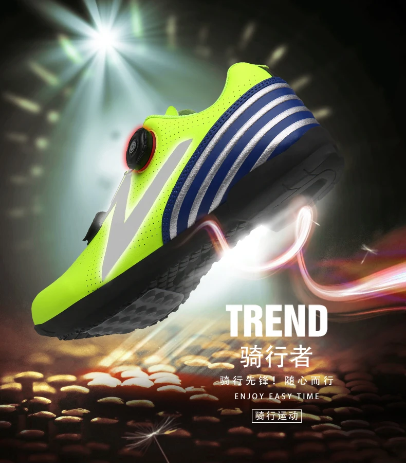 HOT MTB Road bicycle men and women Ventilation shoes Suitable for Black red green mountain road universal Cycling shoes