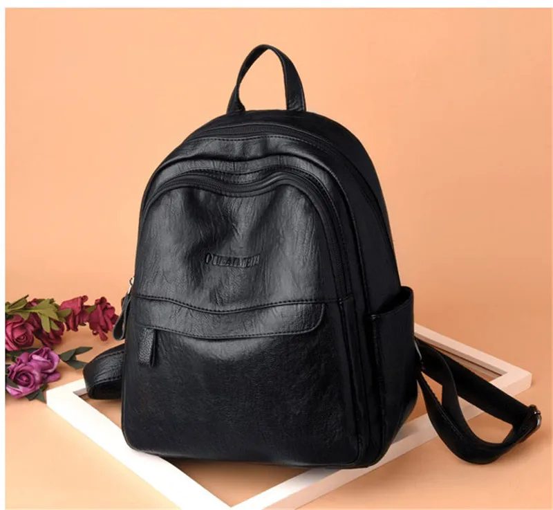 stylish backpacks for laptops 100% Genuine Leather Women Backpack Female Casual Multifunction School Bag Designer Shoulder Bag Women Travel Backpack mochila classy backpack