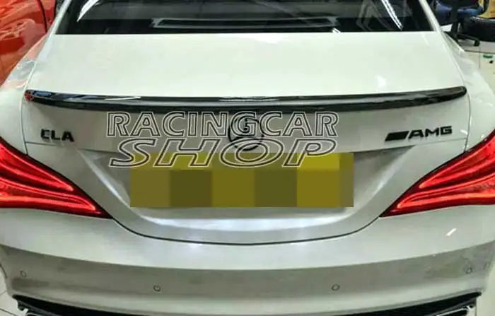 Реальные корпус из углеродного волокна спойлер Подходит для Benz C117 W117 CLA CLA200 CLA180 CLA45AMG CLA200 CLA250 2014UP M006